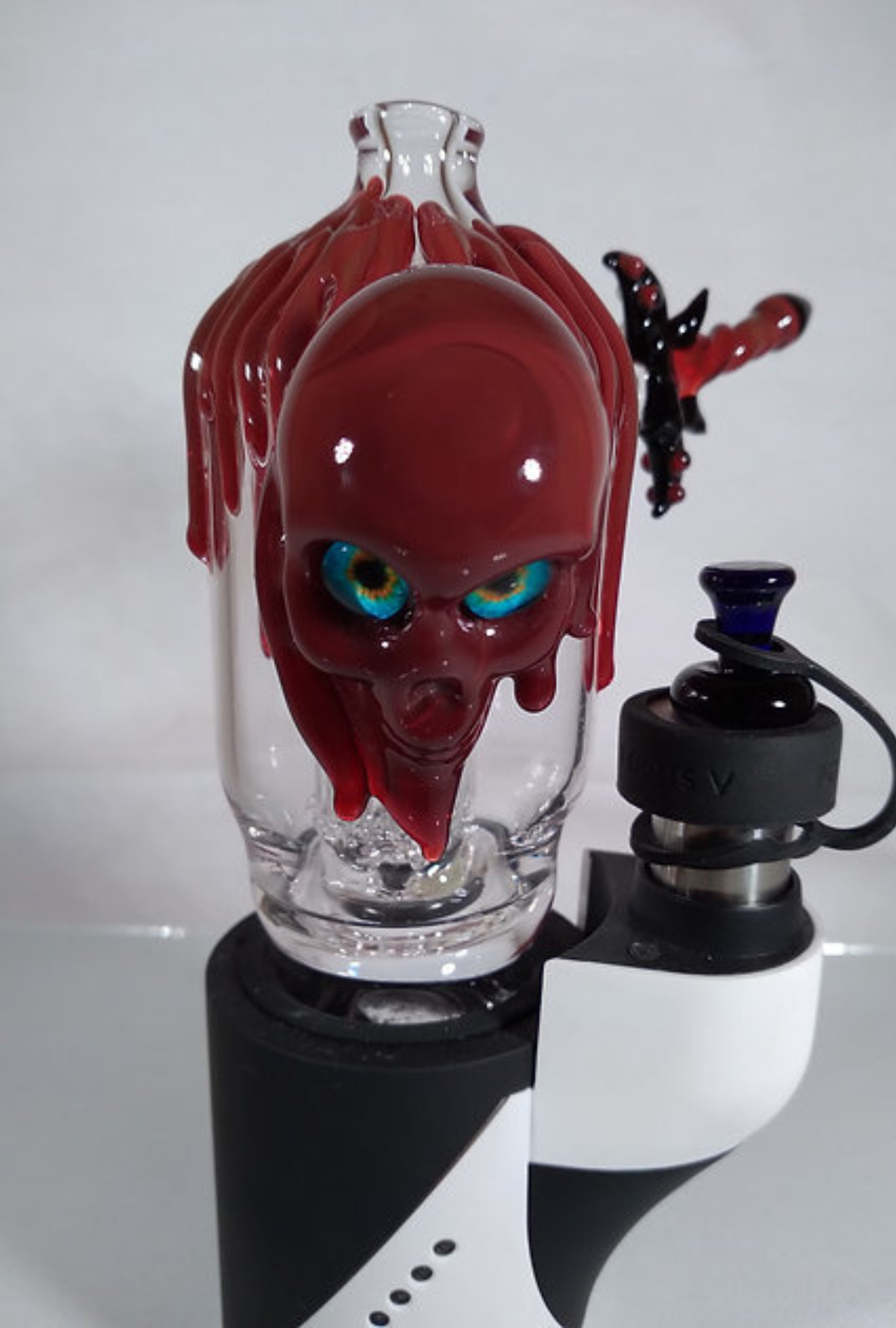 Multi-Color Skull Carta Attachment with LED - GiggleGlass